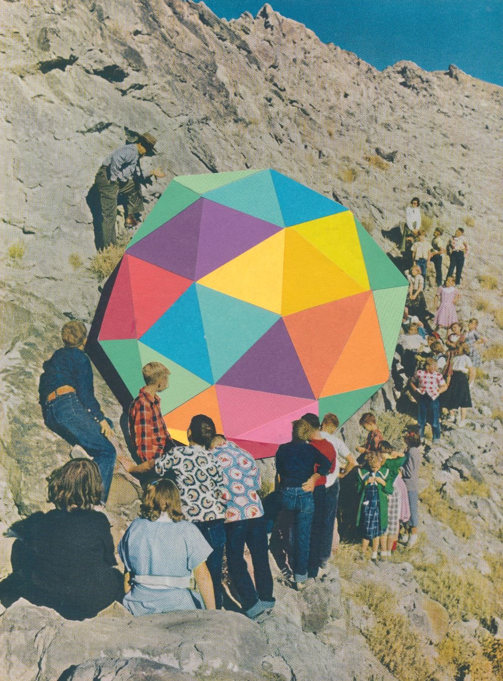 Look here, a colourful sphere!