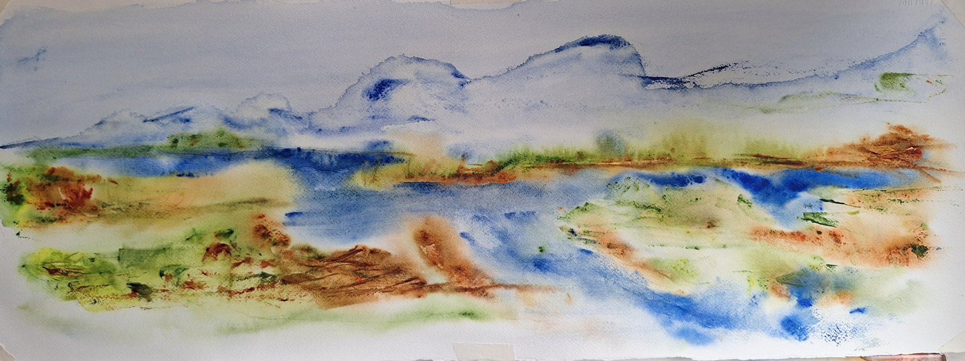 Oh Those Spring Days Calm Spring day with Morning Mist, Soft Fall Hues From Highland Edge, Let's Hike!