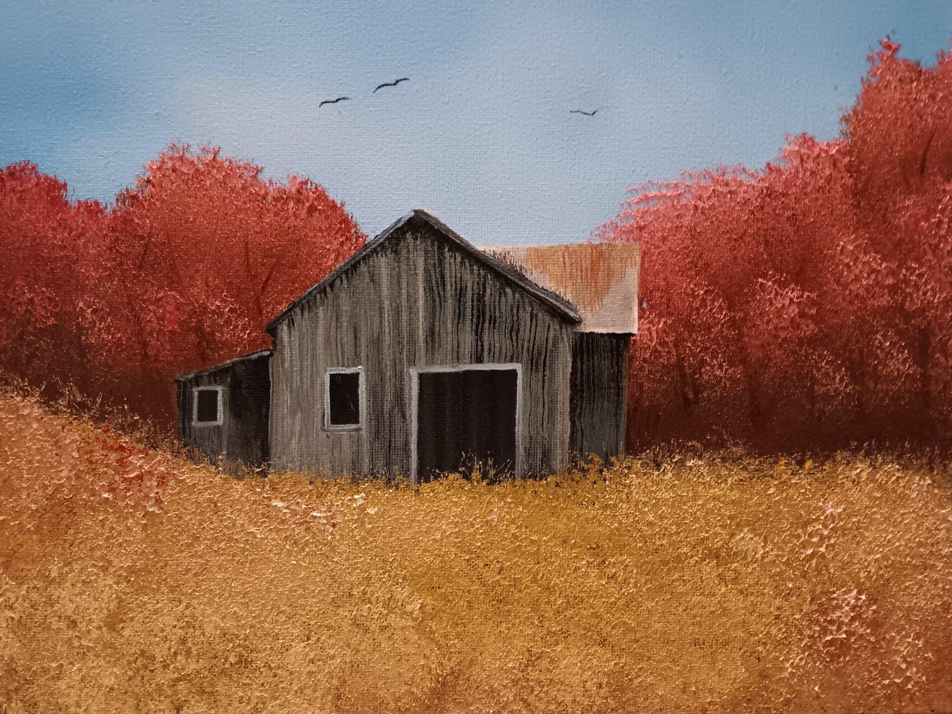 Autumn barn