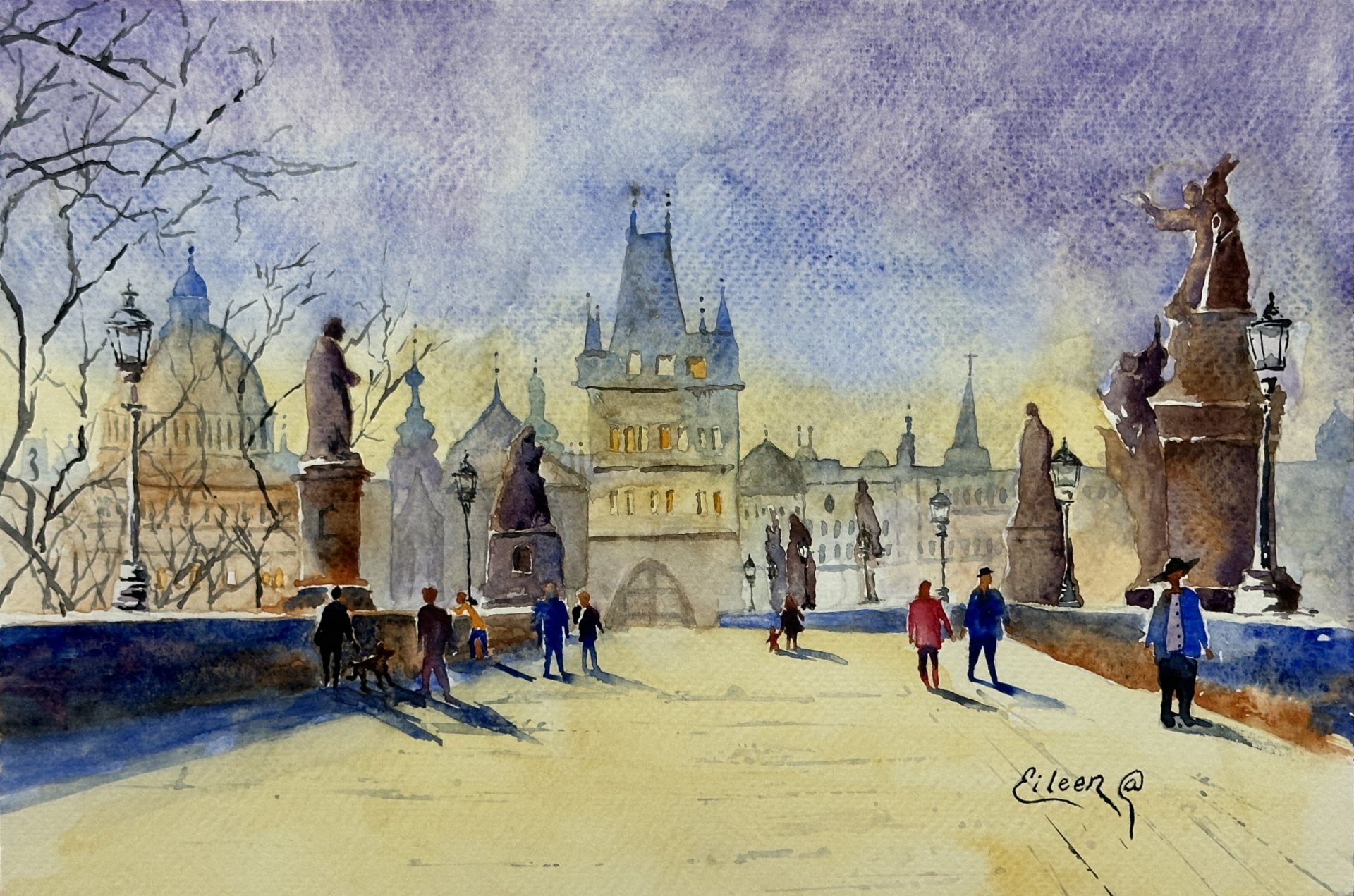 Evening in Prague