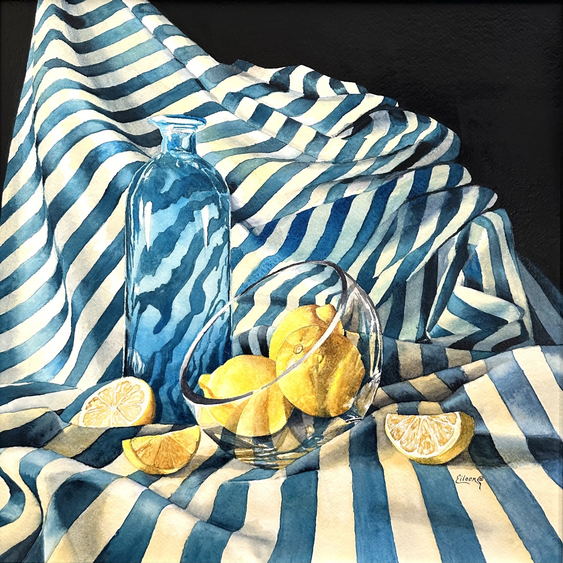 Still Life in Blue and Yellow