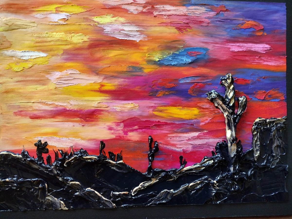 Cacti Standing in Awe