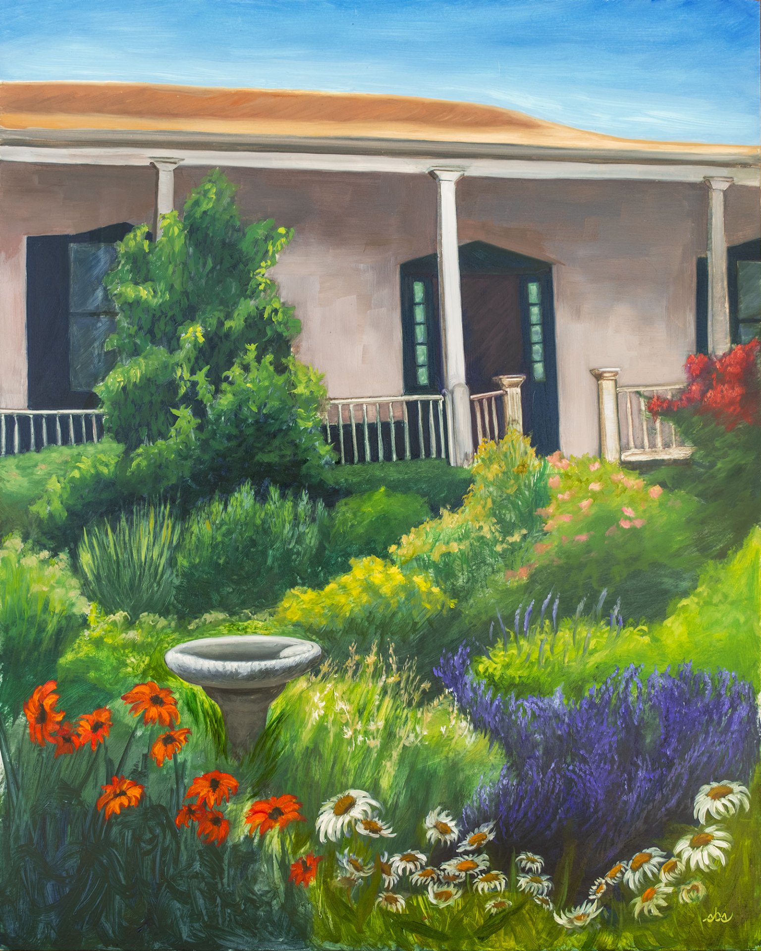 “El Zaguán in Bloom”