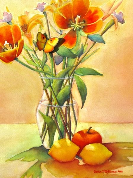 Two Lemons and a Butterfly