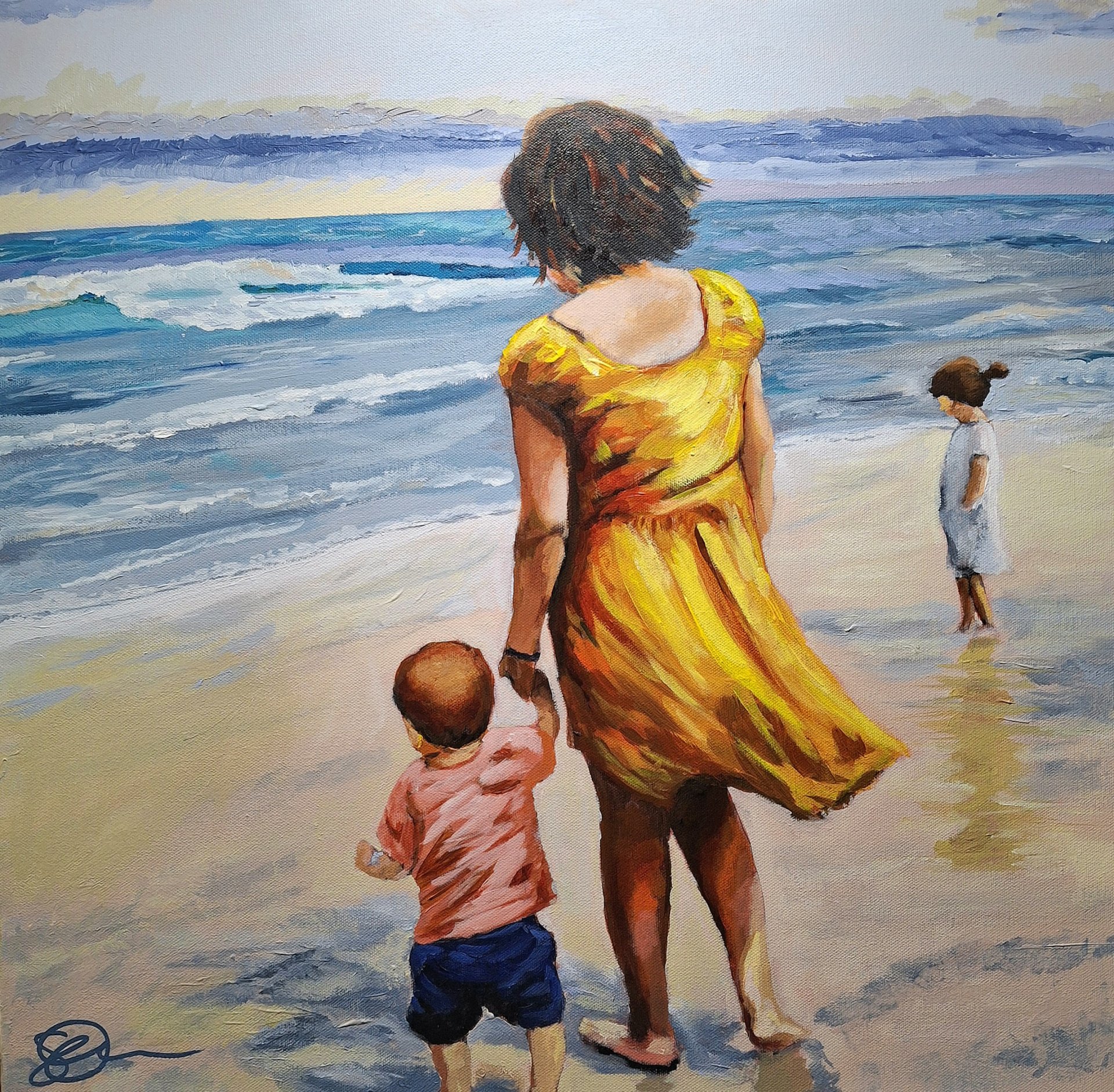 Babysitting at the Beach