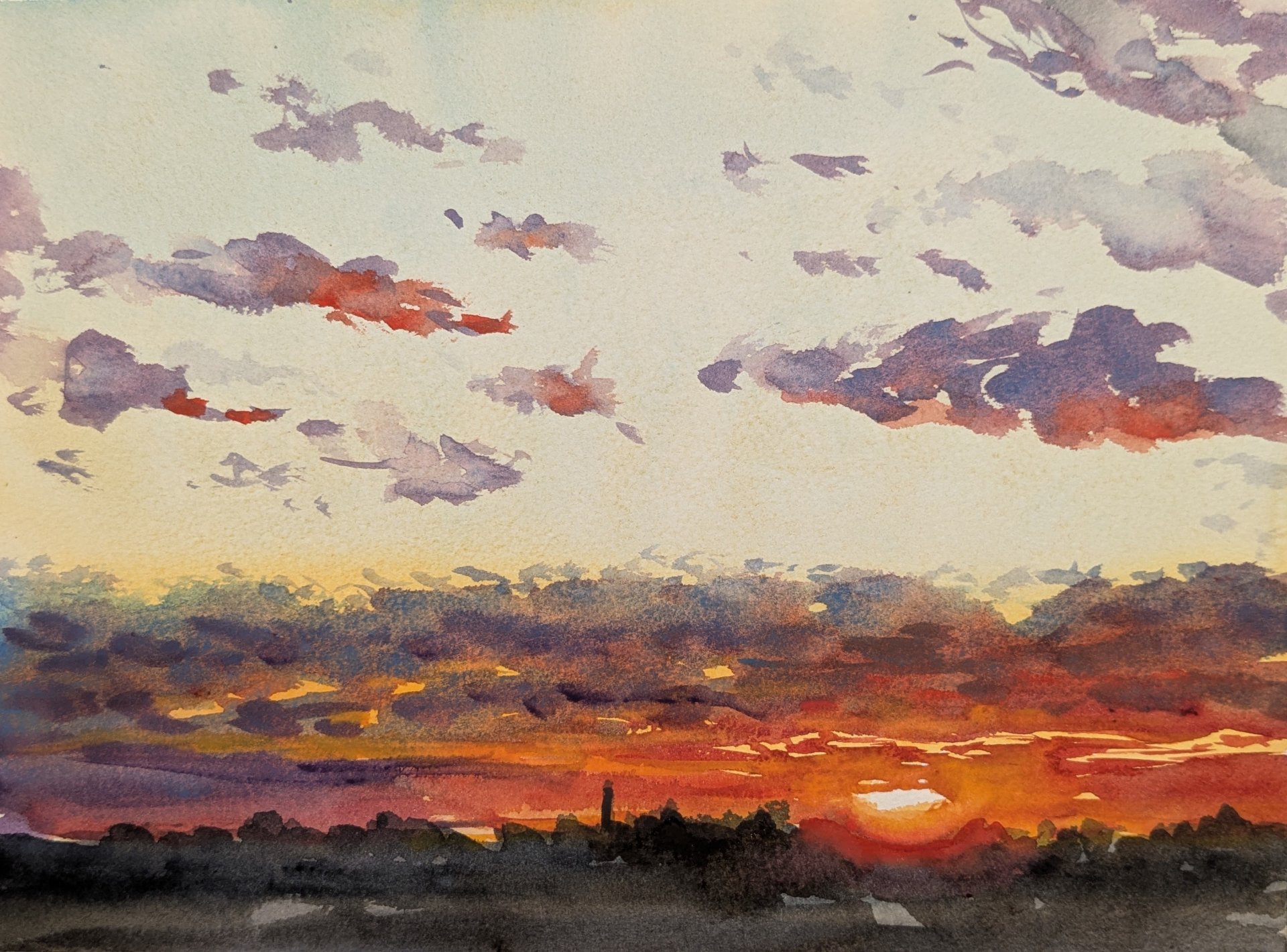 Shielded Sunset